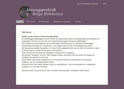 Massagepraktijk Helga Holthuizen | www.massagepraktijkhelgaholthuizen.nl